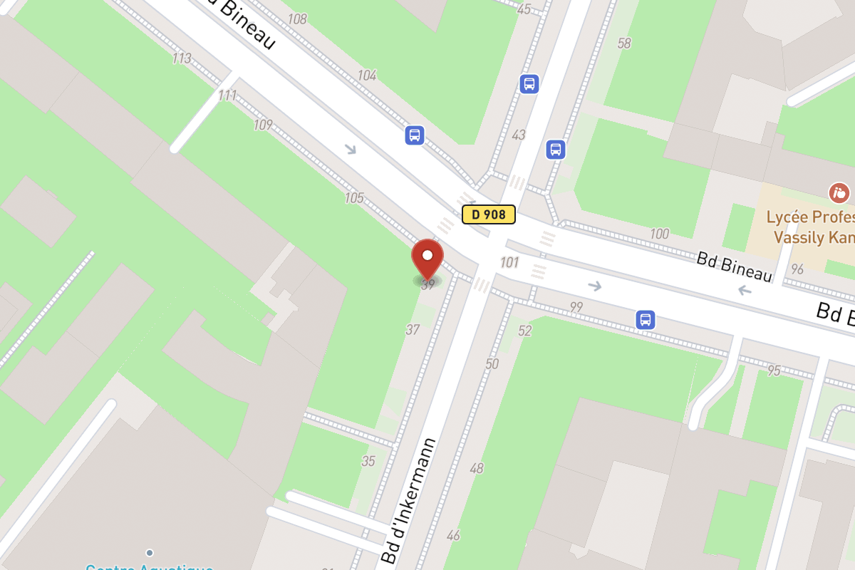 Plan de situation — 39 Boulevard Inkermann
