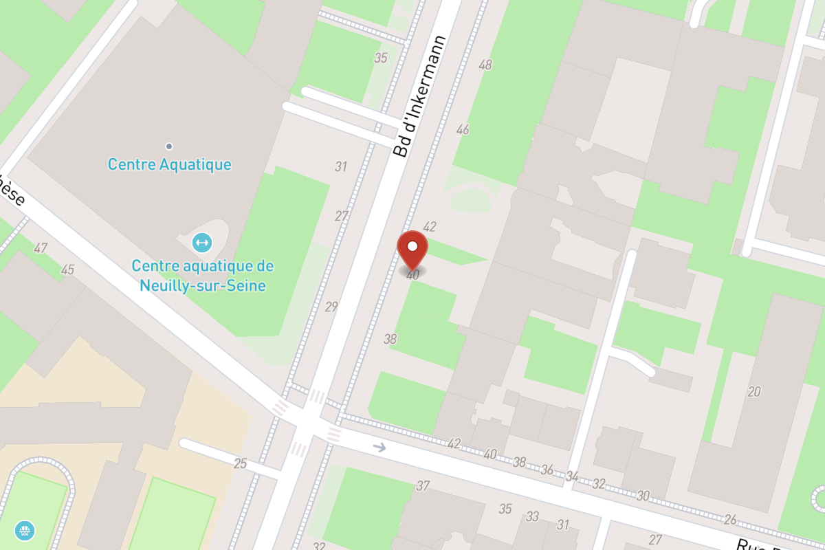 Plan de situation — 40 Boulevard Inkermann