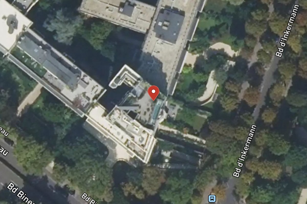 Vue satellite — 47 Boulevard Inkermann