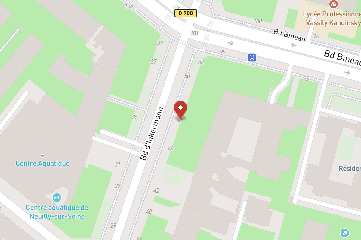 Plan de situation — 48 Boulevard Inkermann