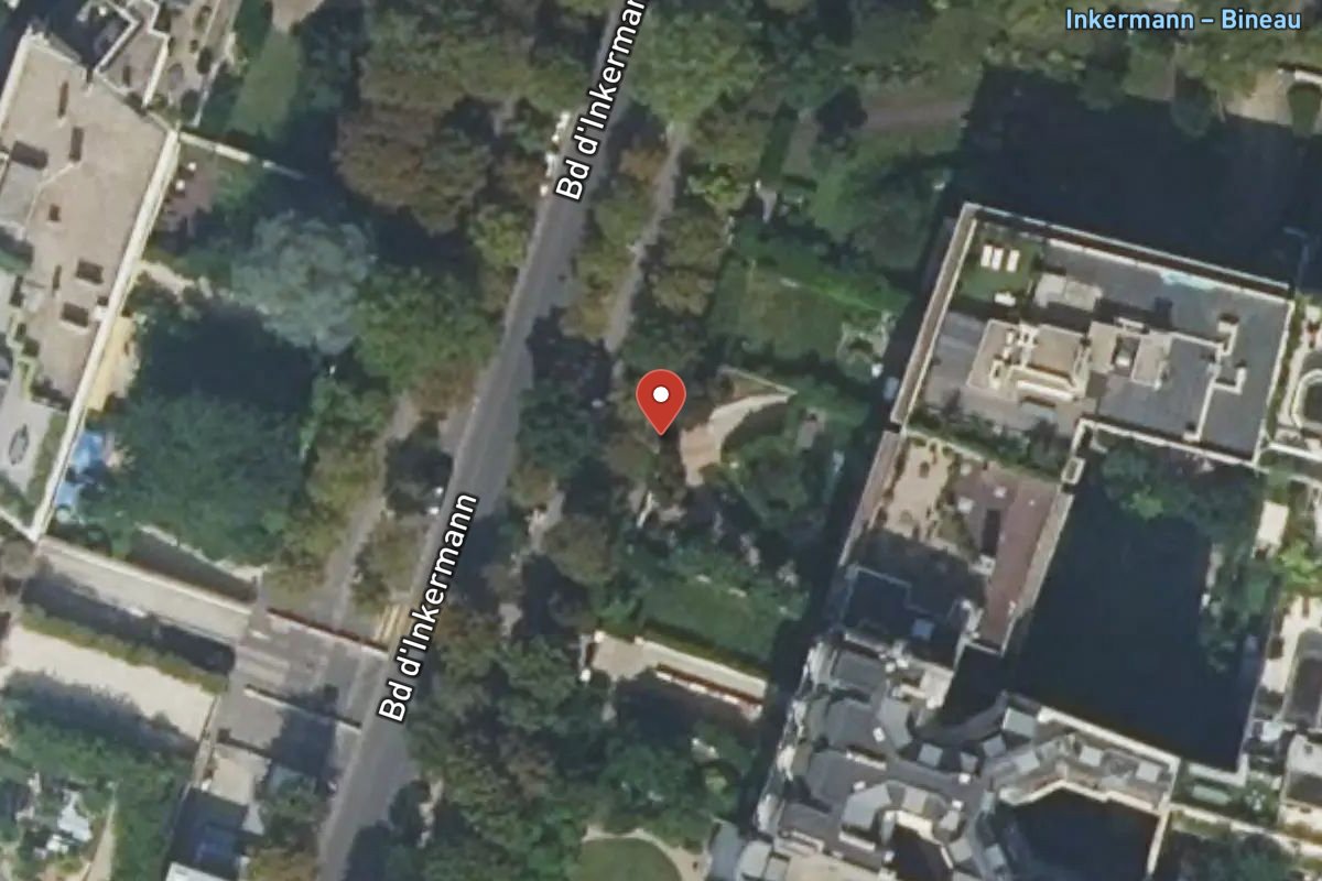 Vue satellite — 48 Boulevard Inkermann