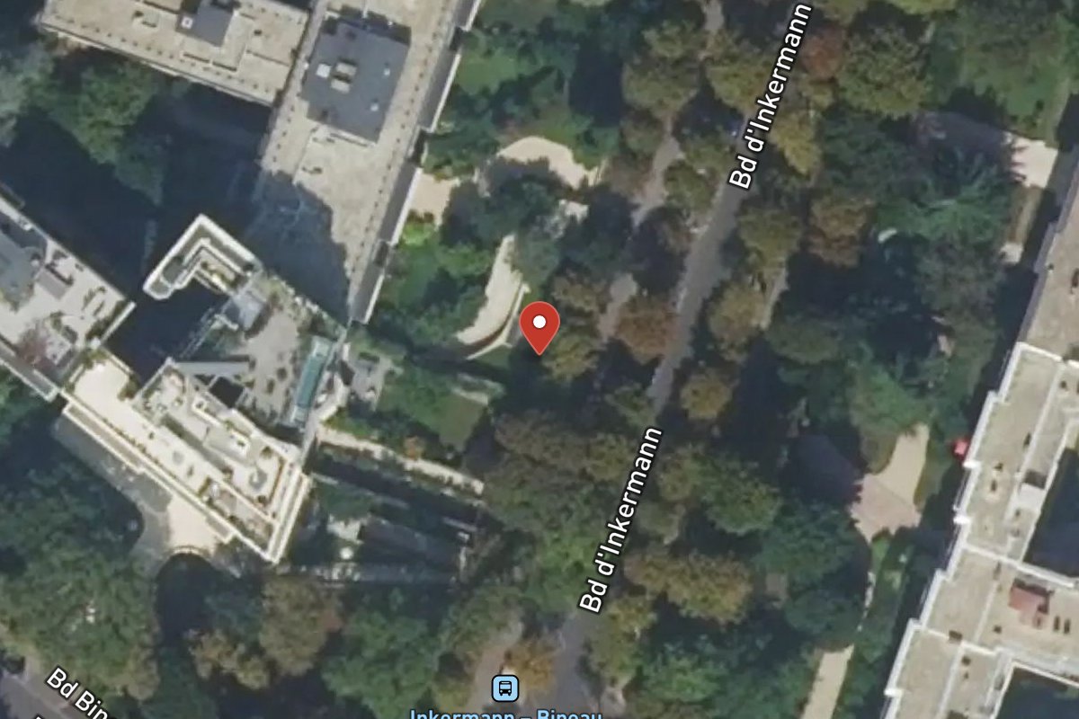 Vue satellite — 49 Boulevard Inkermann