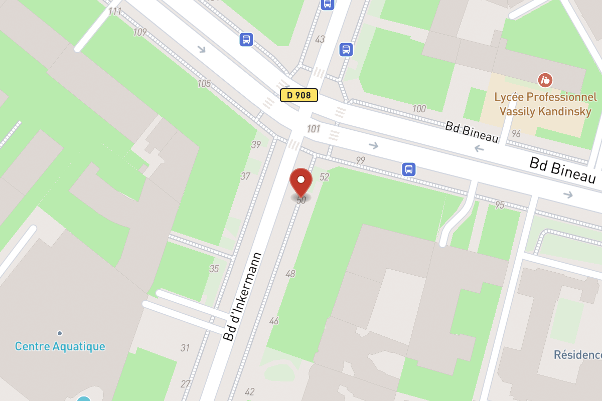 Plan de situation — 50 Boulevard Inkermann