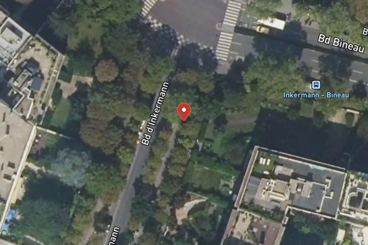 Vue satellite — 50 Boulevard Inkermann