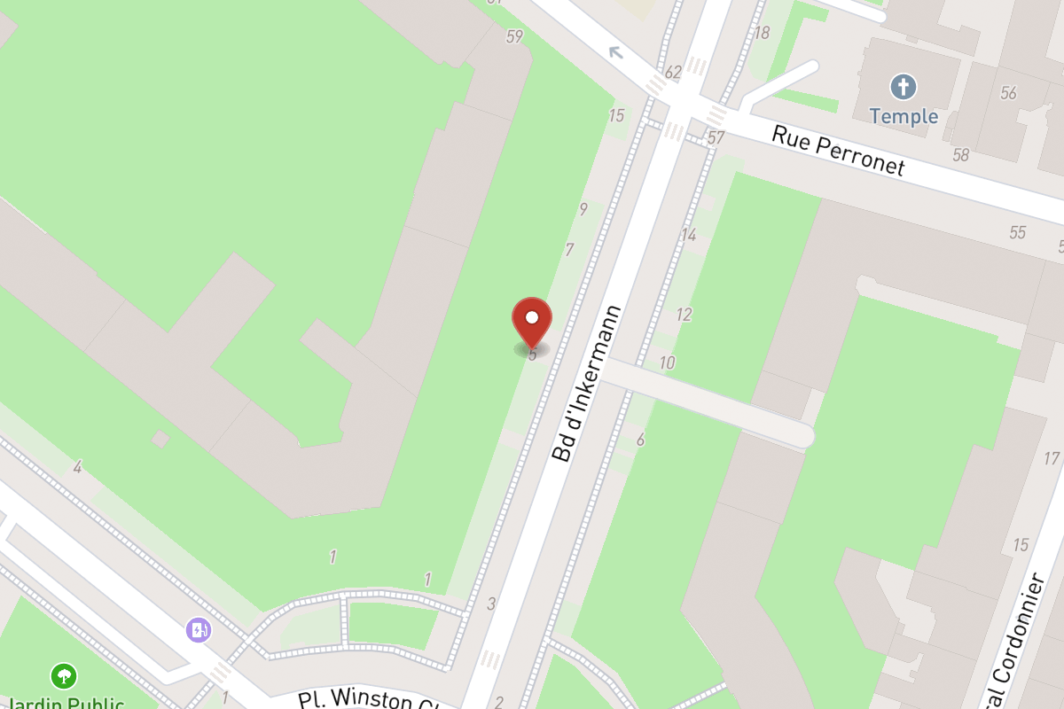 Plan de situation — 5 Boulevard Inkermann