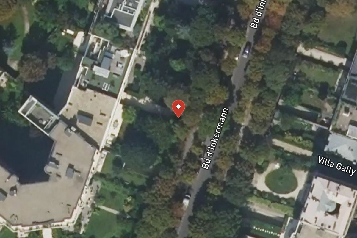 Vue satellite — 5 Boulevard Inkermann