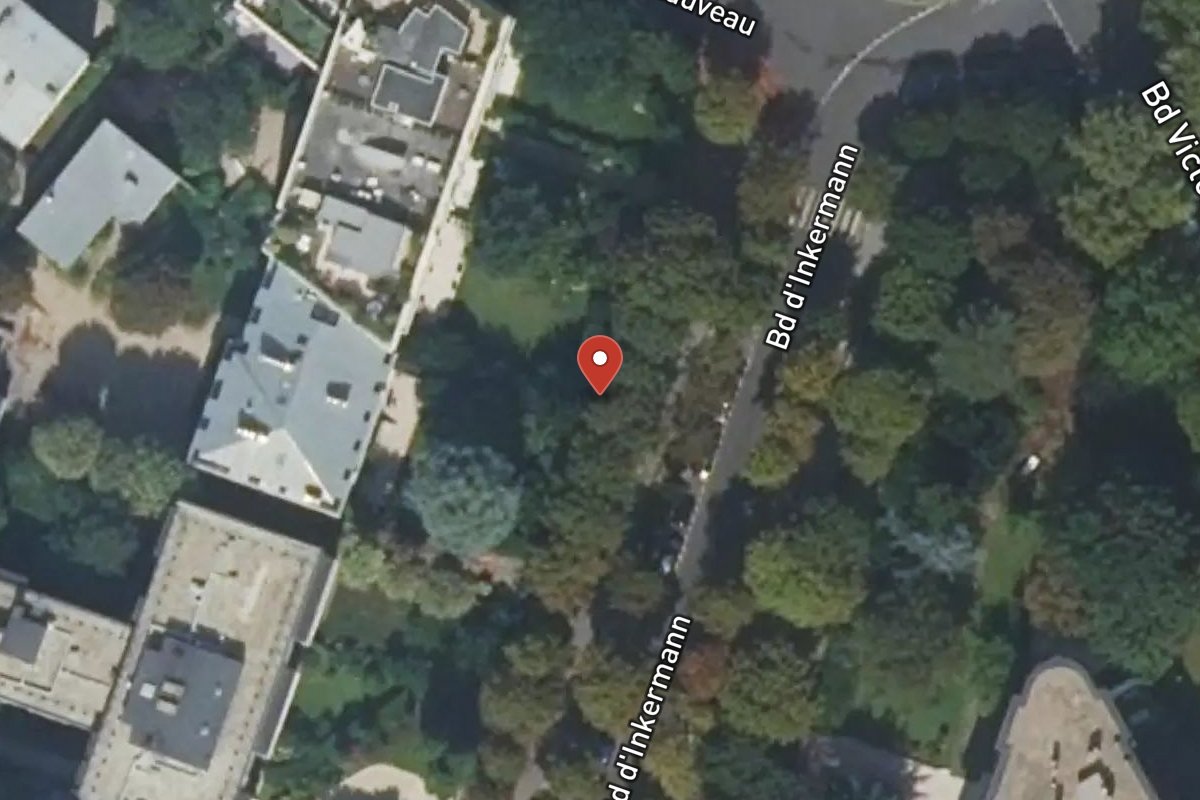 Vue satellite — 61 Boulevard Inkermann