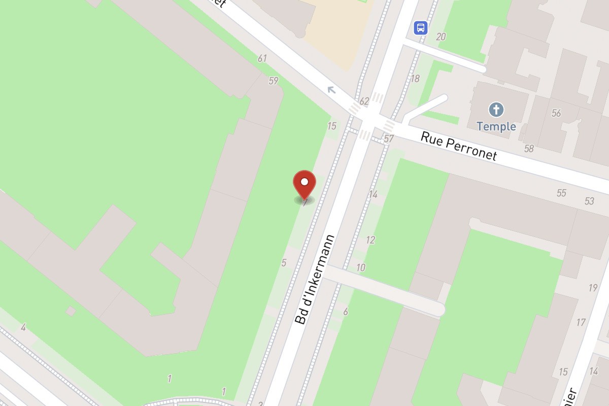 Plan de situation — 7 Boulevard Inkermann