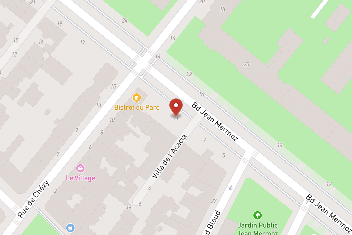 Plan de situation — 11 Boulevard Jean Mermoz