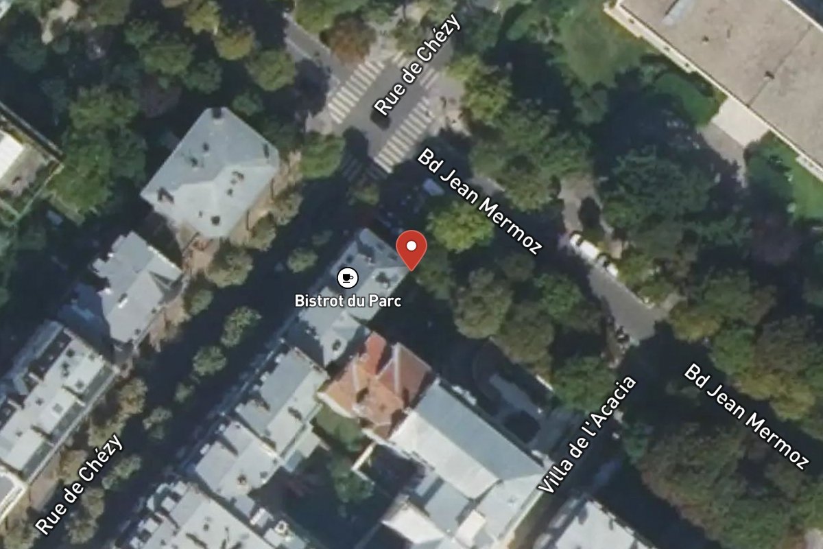 Vue satellite — 15 Boulevard Jean Mermoz