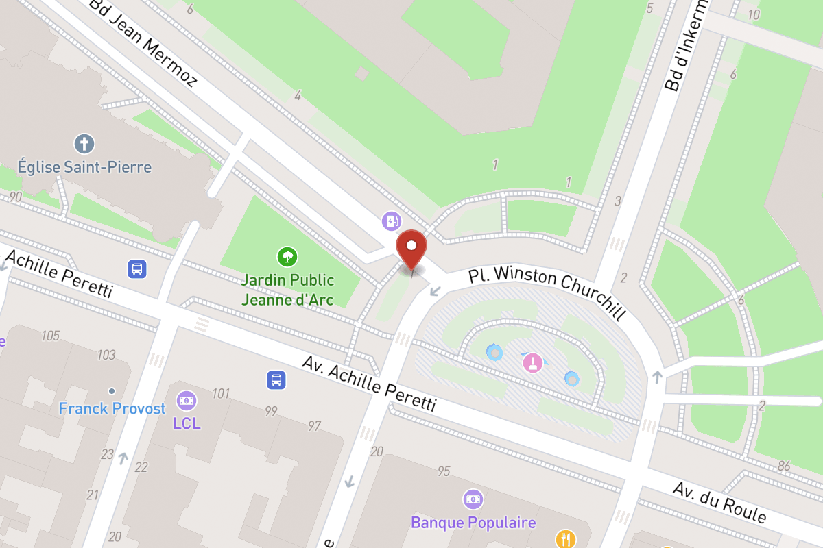 Plan de situation — 1 Boulevard Jean Mermoz