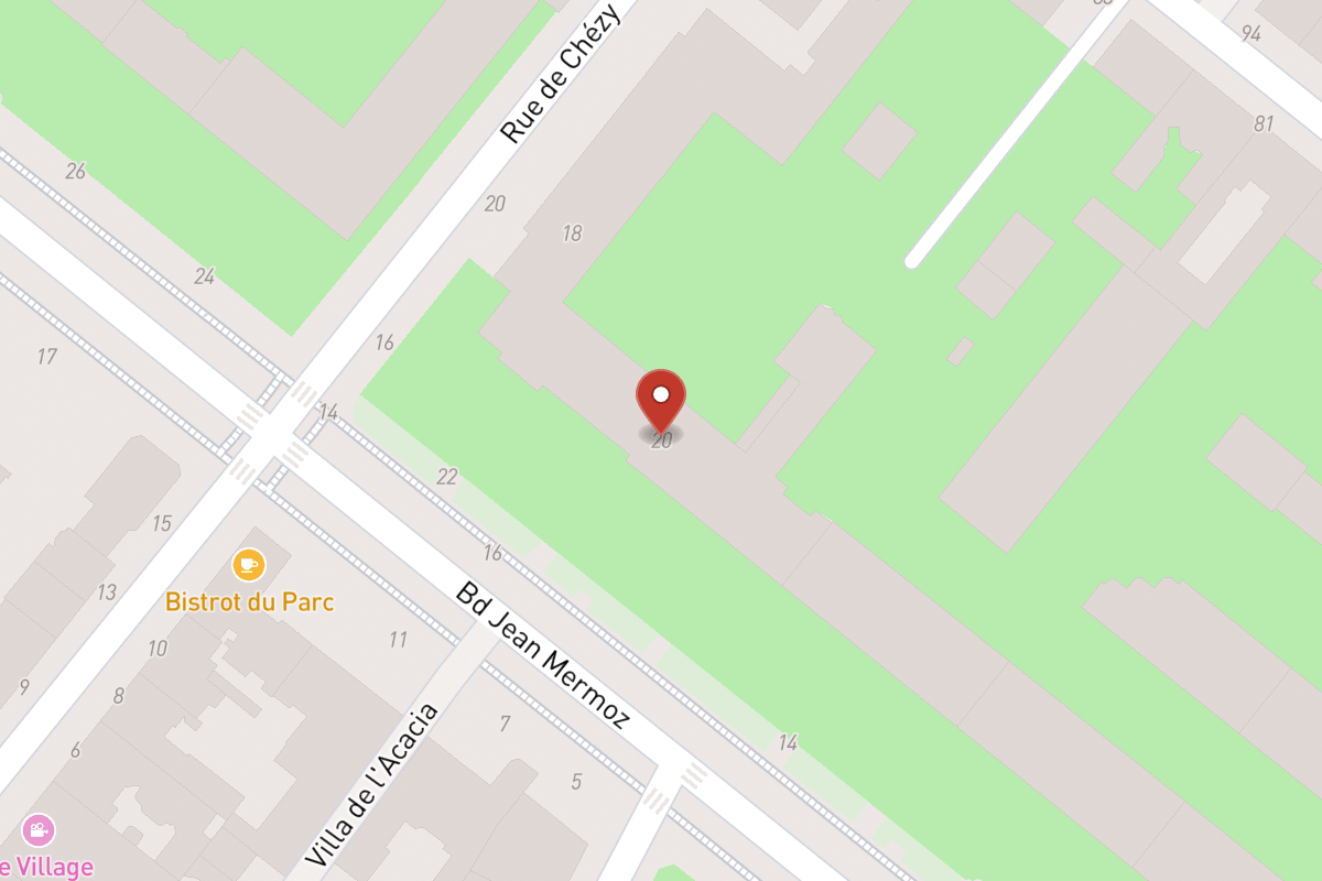 Plan de situation — 20 Boulevard Jean Mermoz