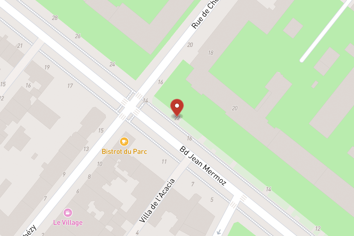Plan de situation — 22 Boulevard Jean Mermoz