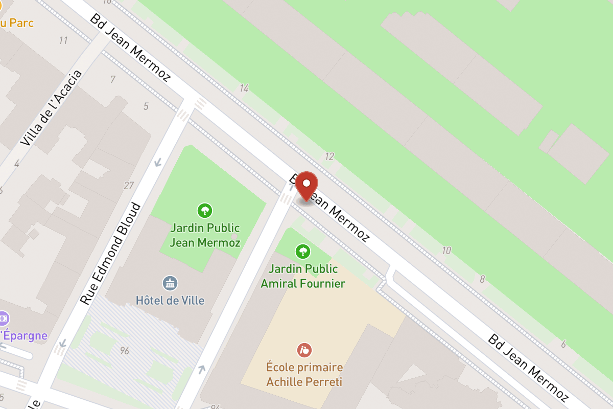 Plan de situation — 3 Boulevard Jean Mermoz