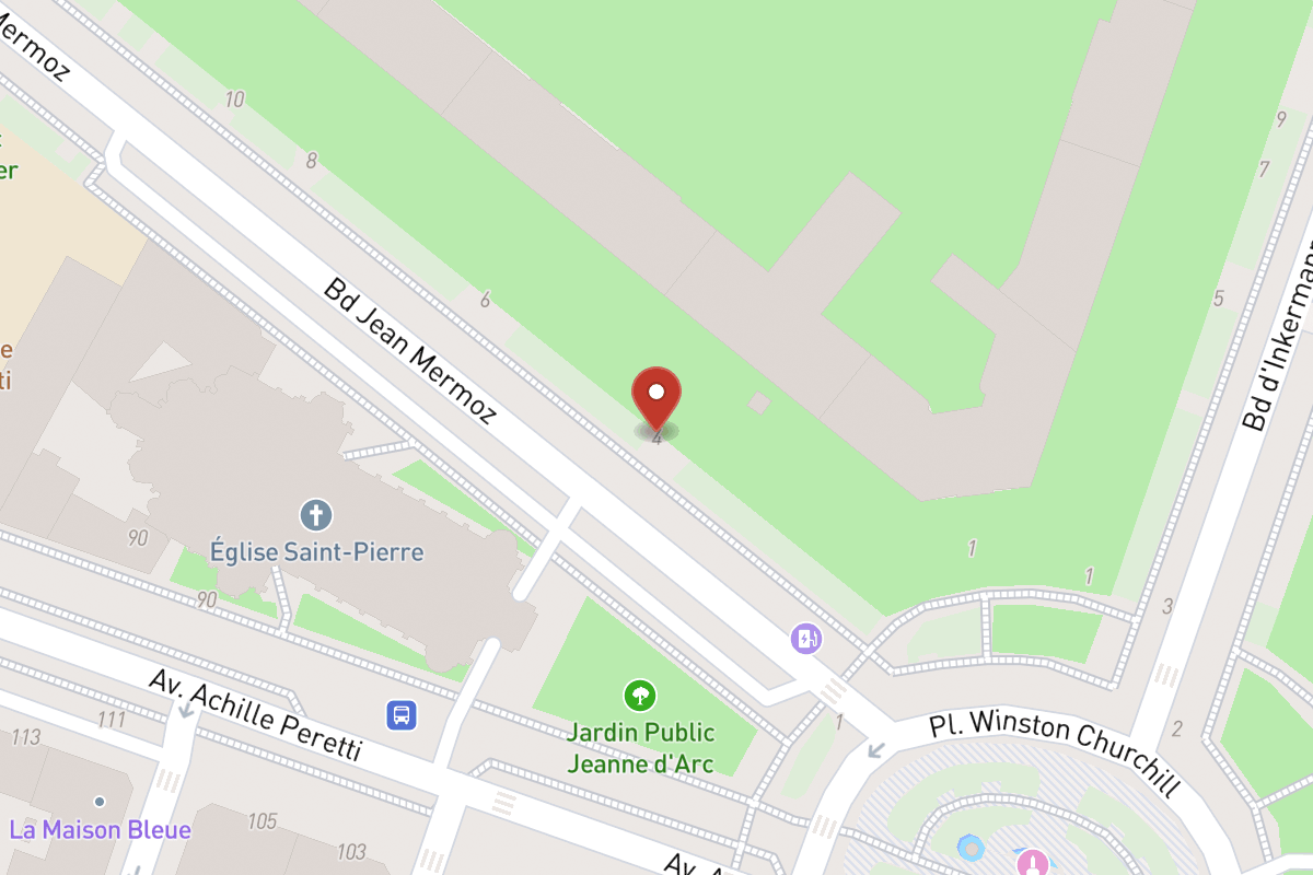 Plan de situation — 4 Boulevard Jean Mermoz