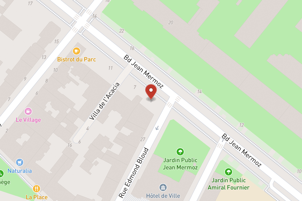 Plan de situation — 5 Boulevard Jean Mermoz