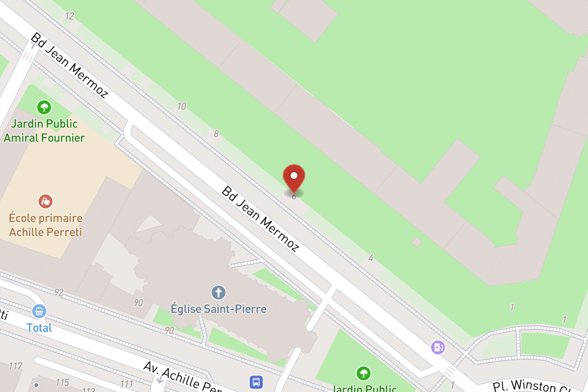 Plan de situation — 6 Boulevard Jean Mermoz