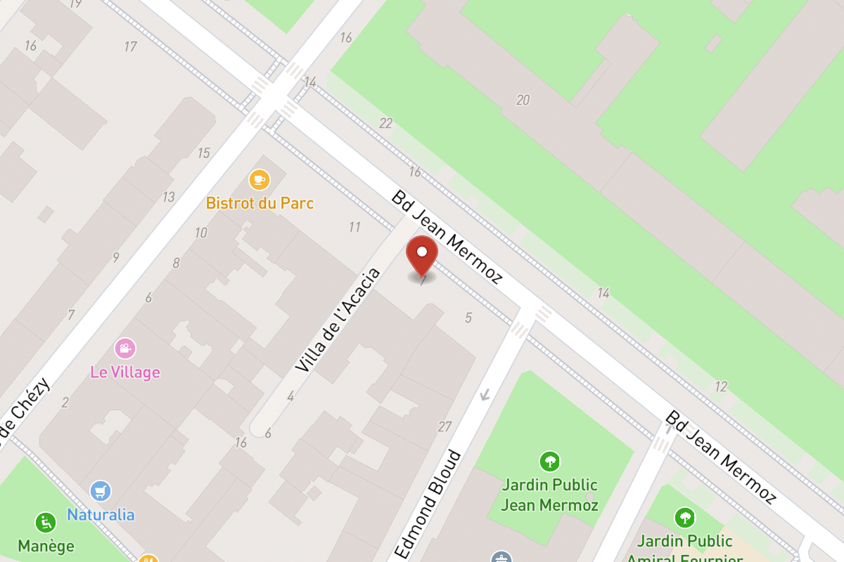 Plan de situation — 7 Boulevard Jean Mermoz