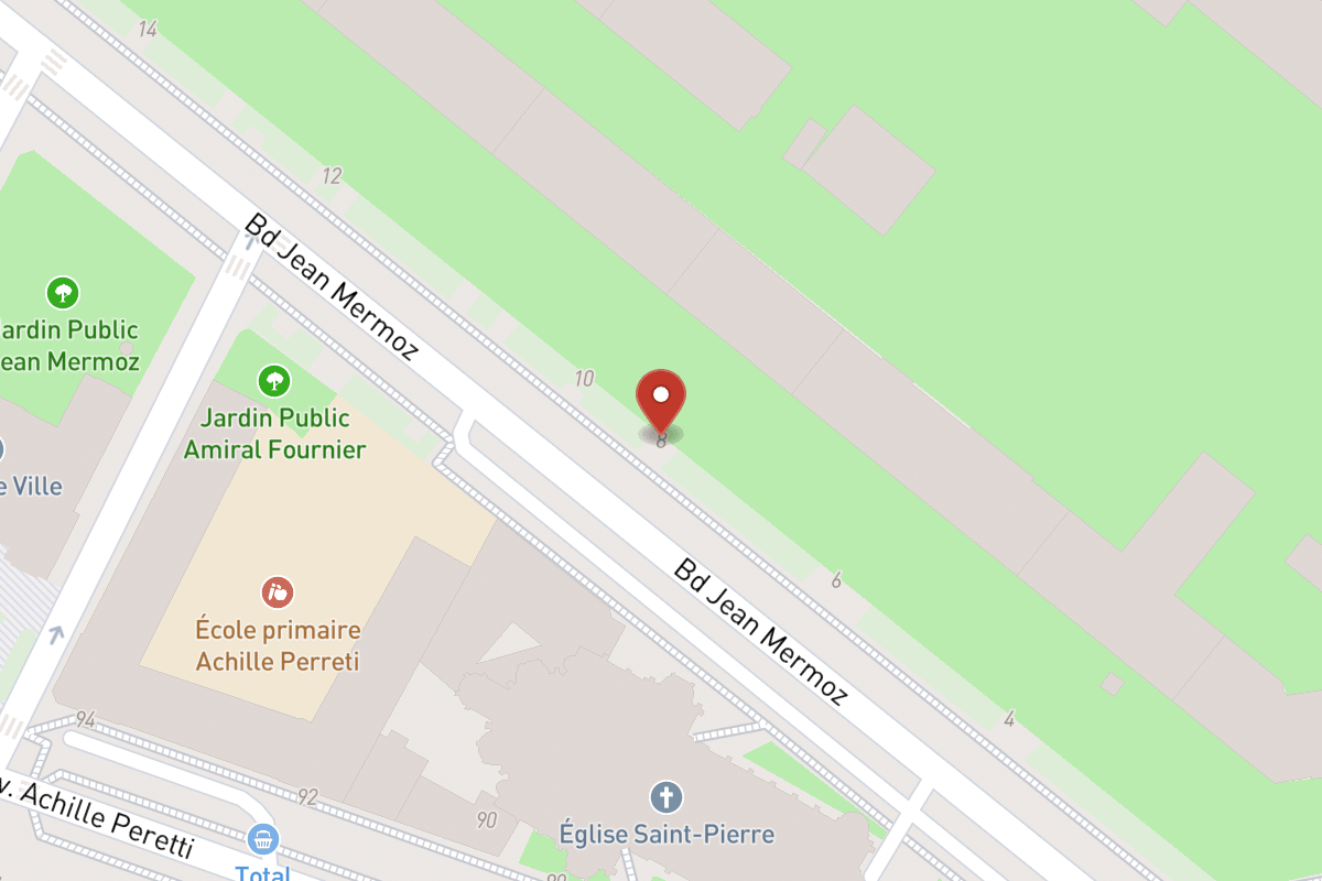 Plan de situation — 8 Boulevard Jean Mermoz