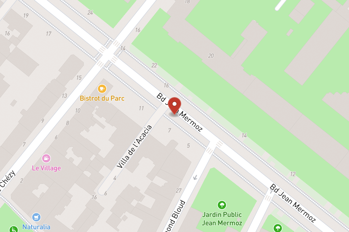 Plan de situation — 9 Boulevard Jean Mermoz