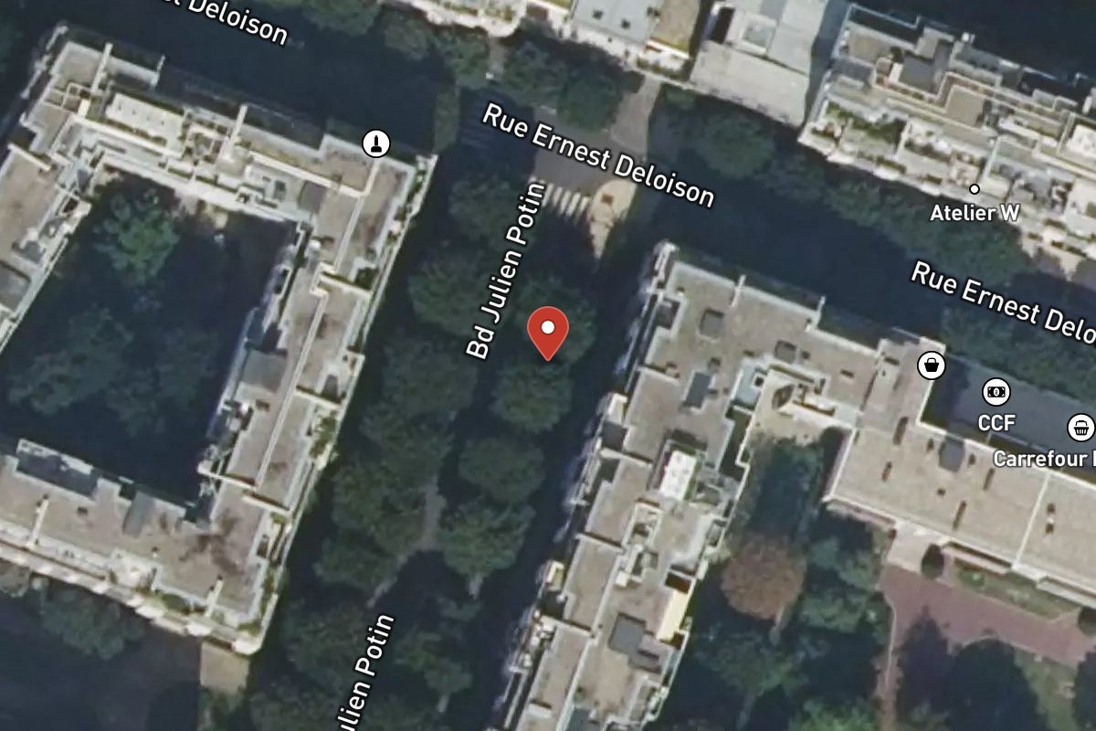 Vue satellite — 1 Boulevard Julien Potin