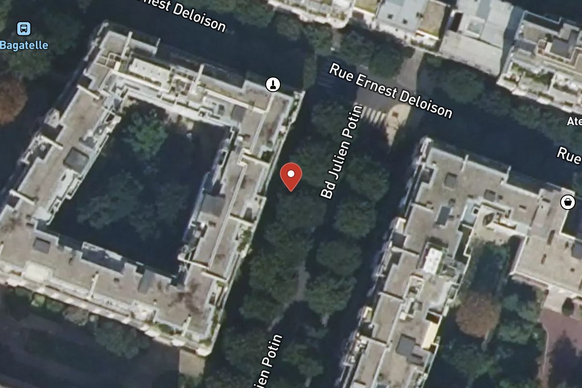 Vue satellite — 4 Boulevard Julien Potin