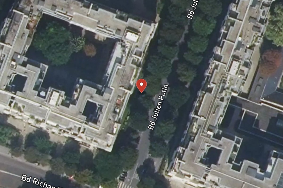 Vue satellite — 8 Boulevard Julien Potin