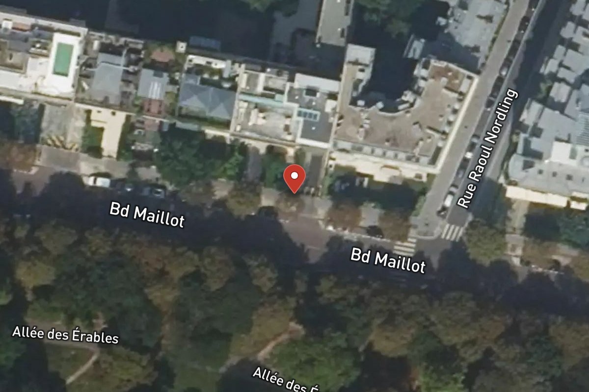 Vue satellite — 12 Boulevard Maillot