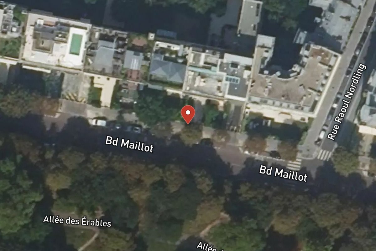Vue satellite — 14 Boulevard Maillot