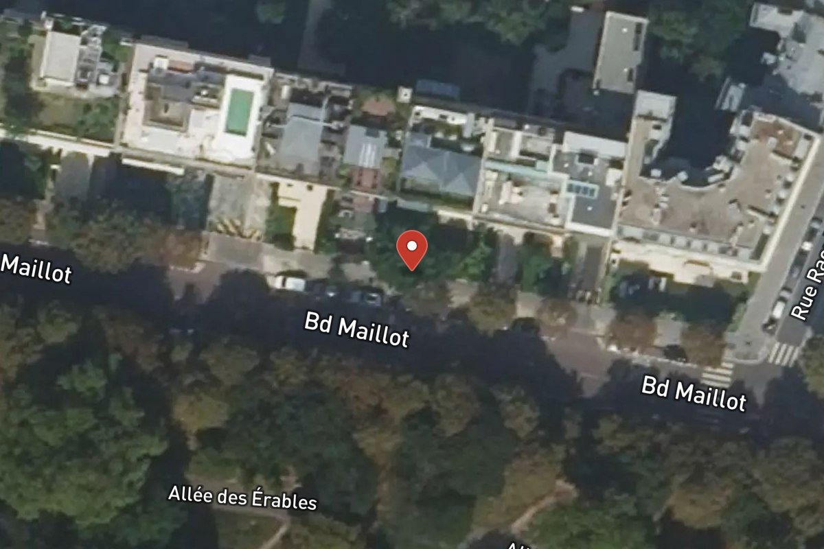 Vue satellite — 16 Boulevard Maillot