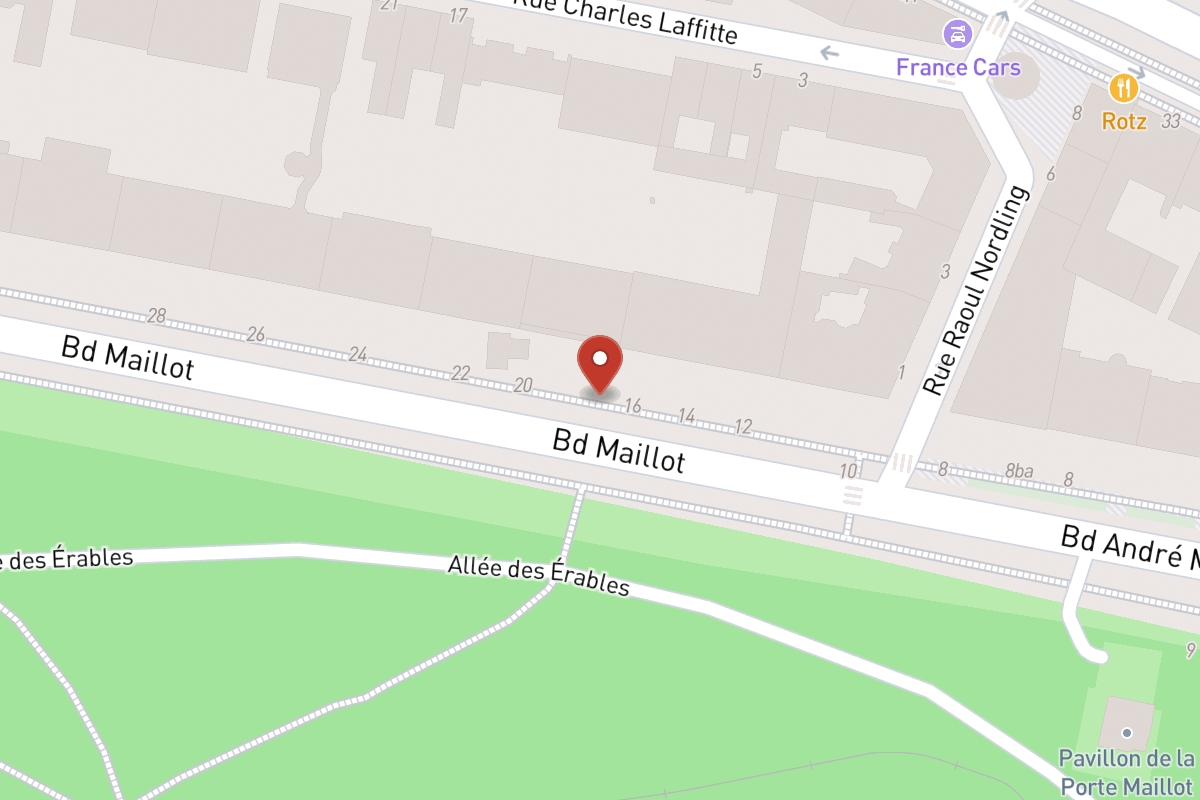 Plan de situation — 18 Boulevard Maillot