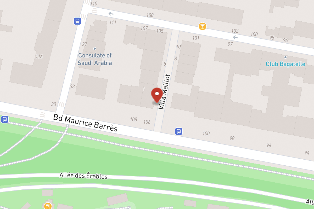Plan de situation — 1 Boulevard Maillot