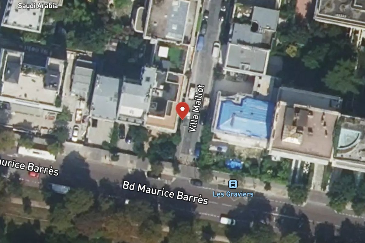 Vue satellite — 1 Boulevard Maillot