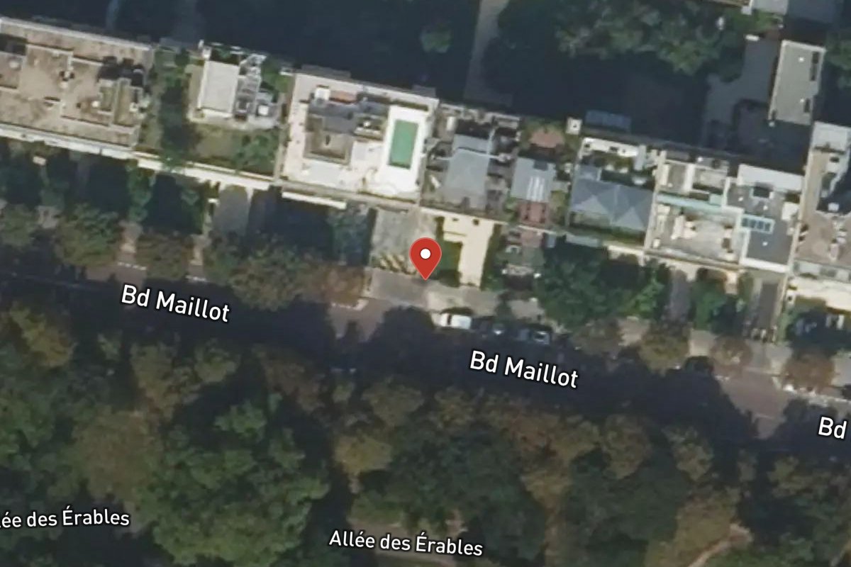 Vue satellite — 20 Boulevard Maillot
