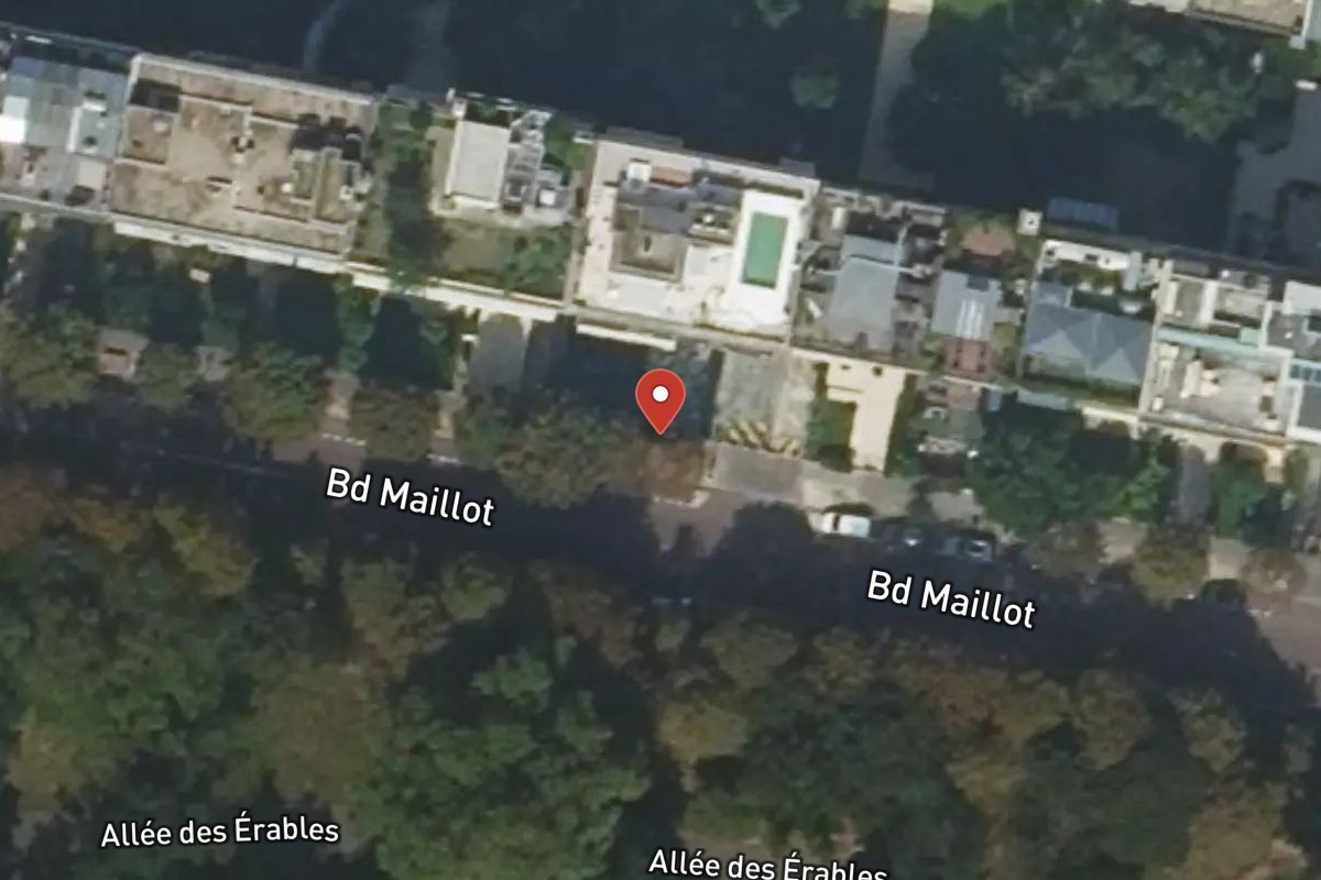 Vue satellite — 22 Boulevard Maillot