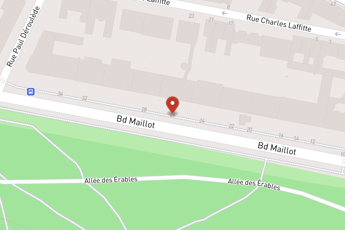 Plan de situation — 26 Boulevard Maillot