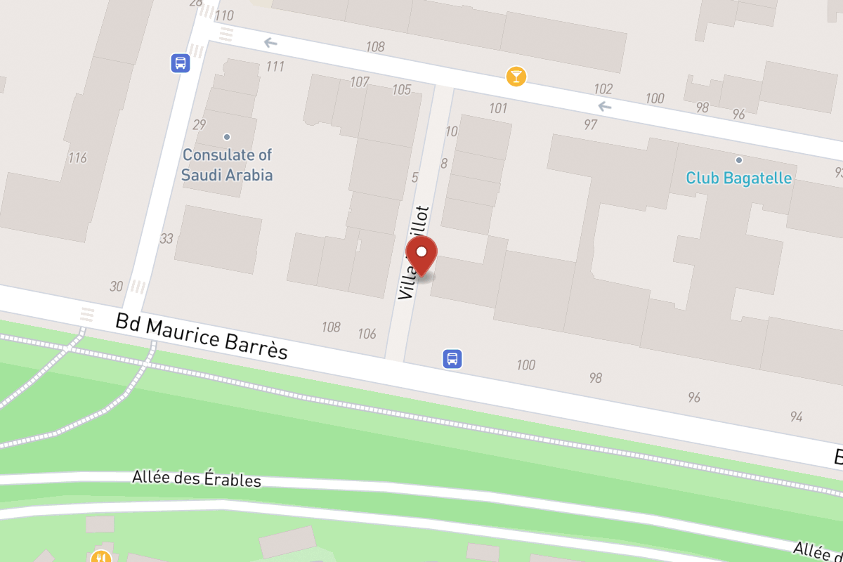 Plan de situation — 2 Boulevard Maillot