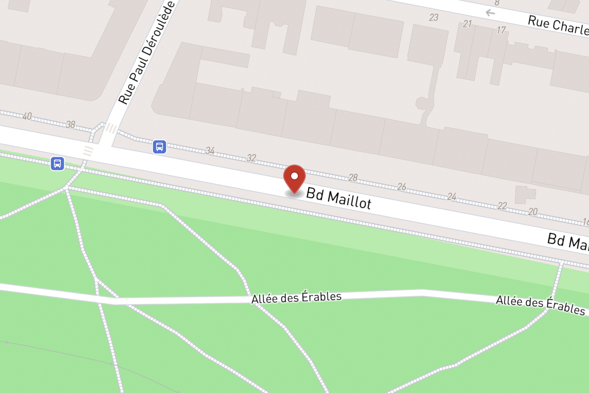 Plan de situation — 30 Boulevard Maillot