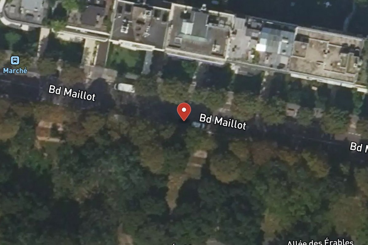 Vue satellite — 30 Boulevard Maillot