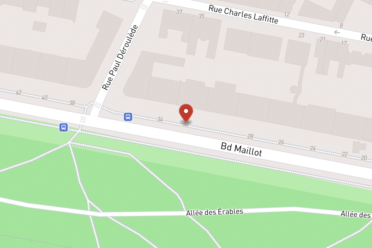 Plan de situation — 32 Boulevard Maillot