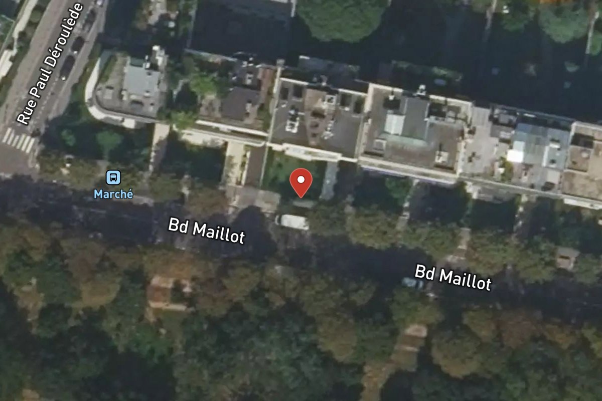 Vue satellite — 32 Boulevard Maillot