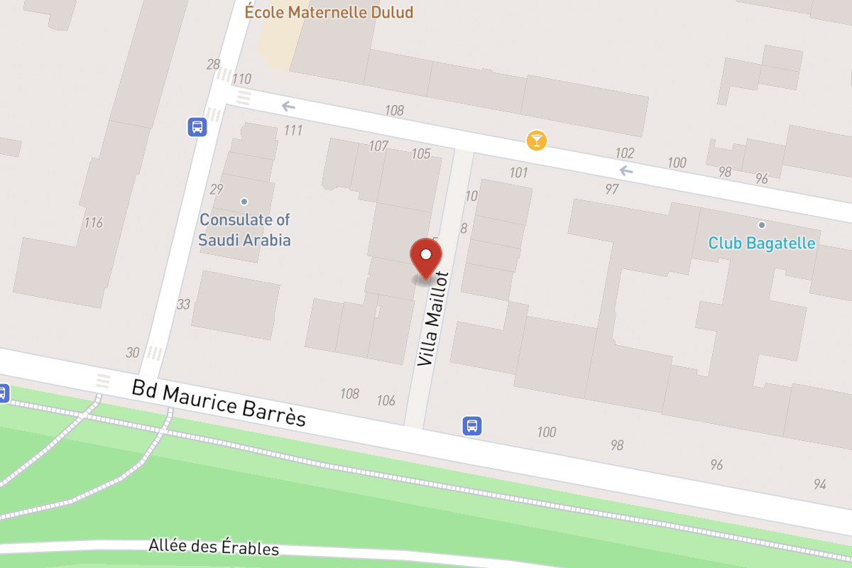 Plan de situation — 3 Boulevard Maillot