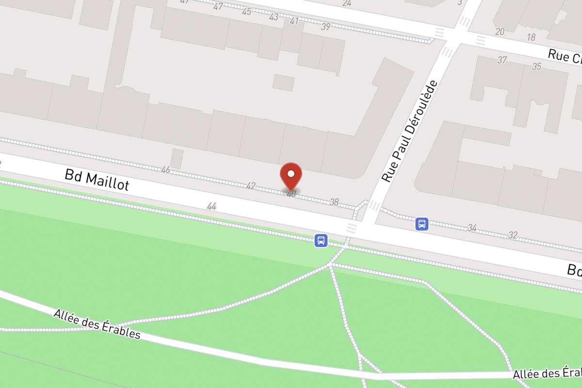 Plan de situation — 40 Boulevard Maillot