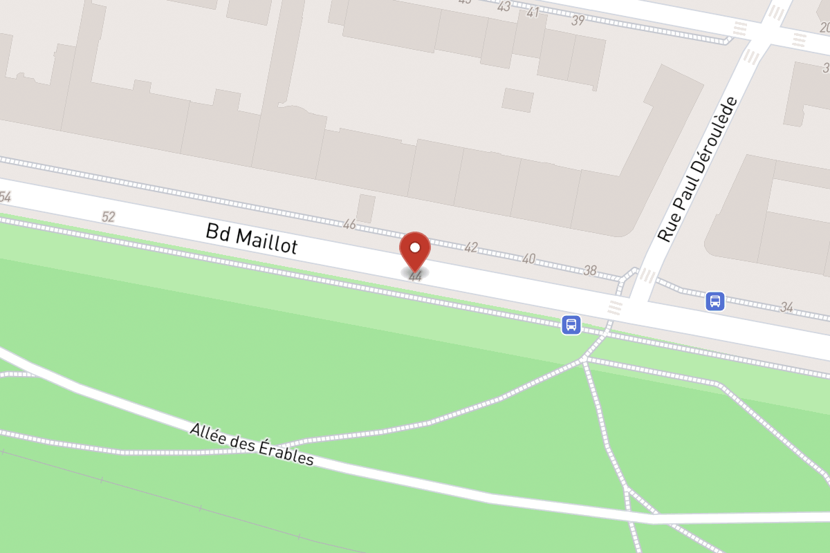 Plan de situation — 44 Boulevard Maillot