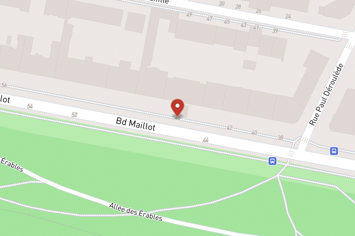Plan de situation — 46 Boulevard Maillot