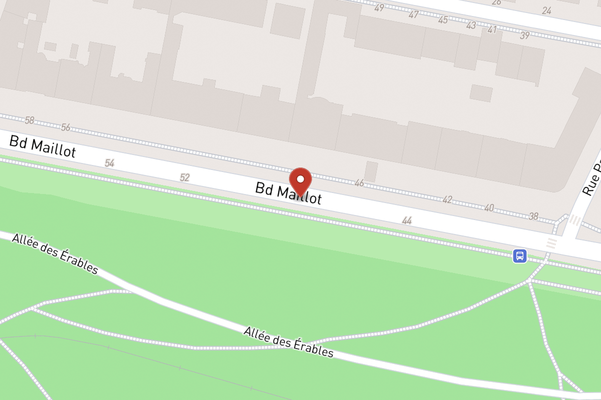Plan de situation — 48 Boulevard Maillot