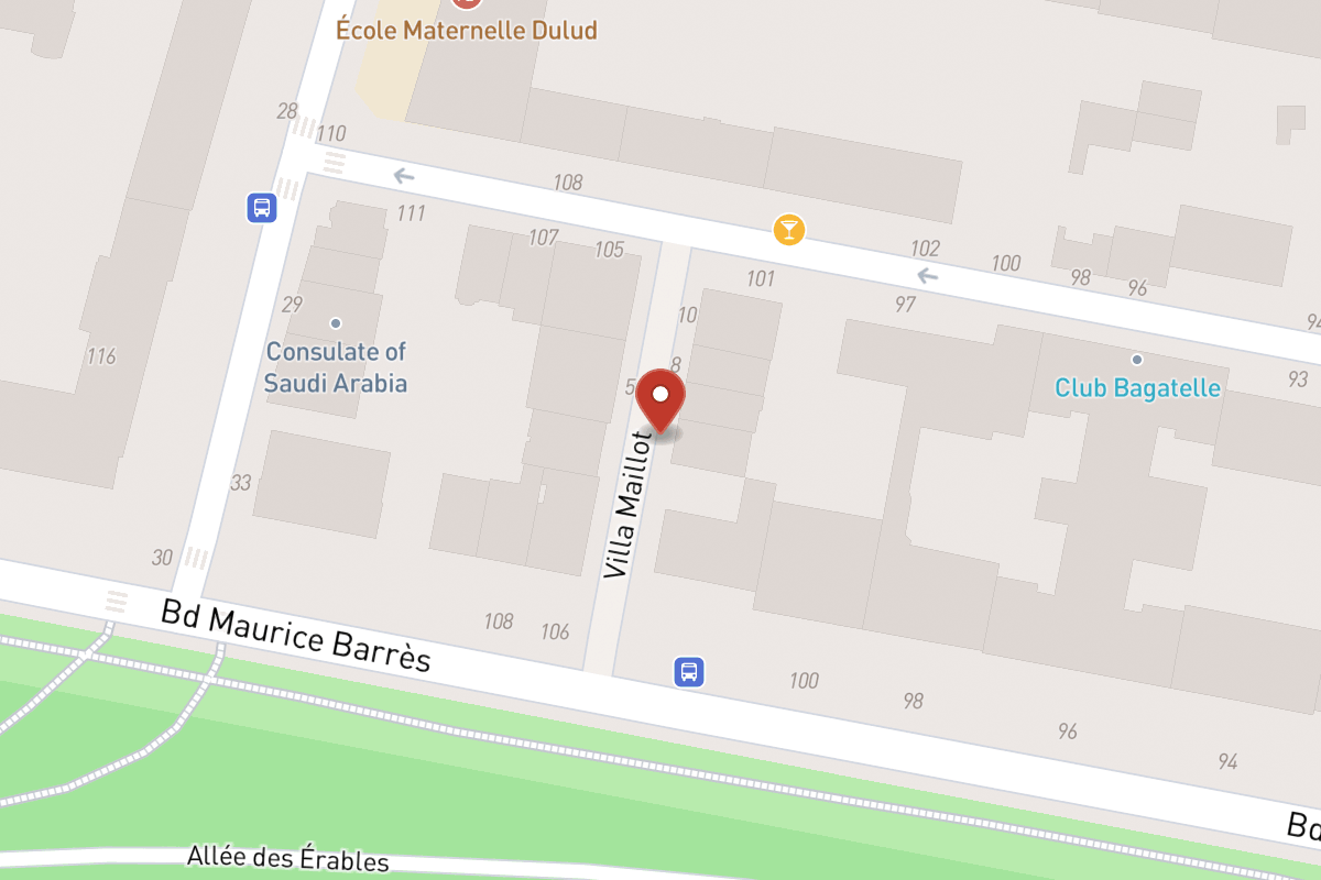 Plan de situation — 4 Boulevard Maillot