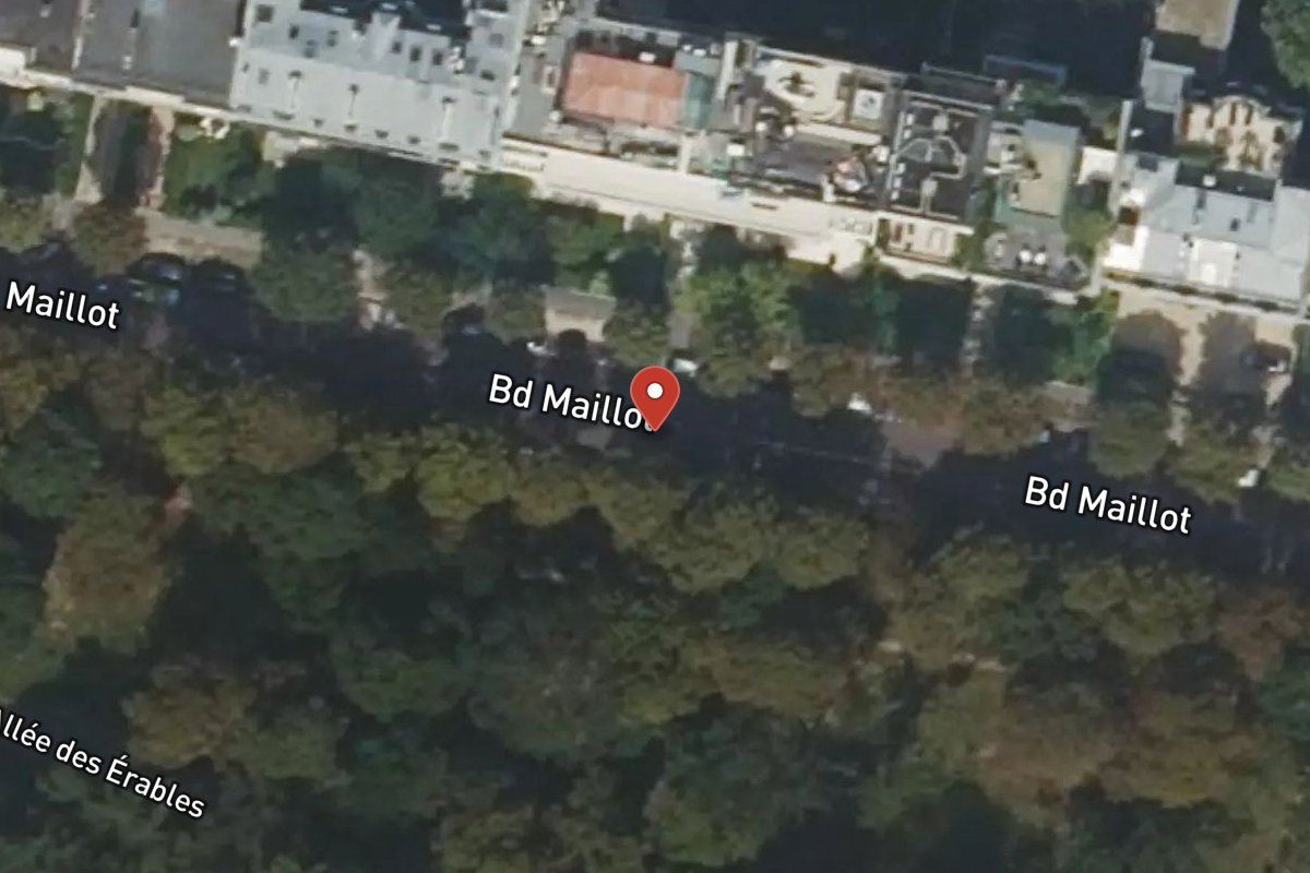Vue satellite — 52 Boulevard Maillot
