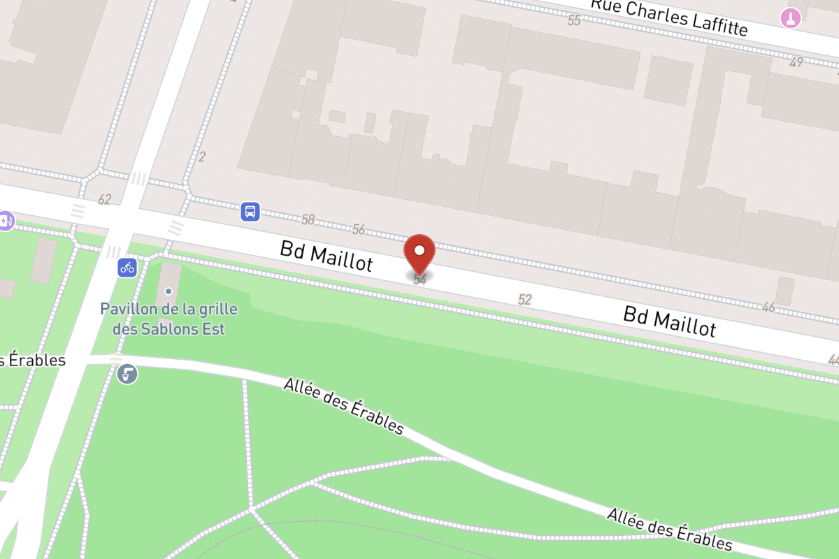 Plan de situation — 54 Boulevard Maillot