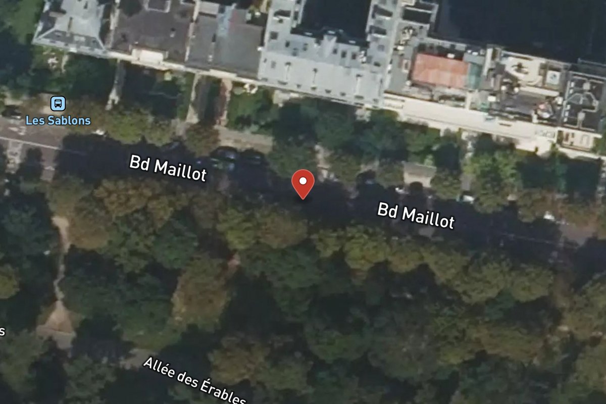 Vue satellite — 54 Boulevard Maillot
